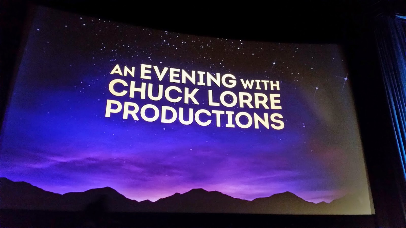 An Evening with Chuck Lorre Productions
