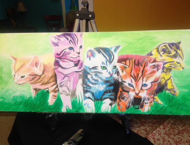 Kitten Painting