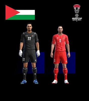 PES 2013 Palestine AFC Asian Cup 2023 Kits