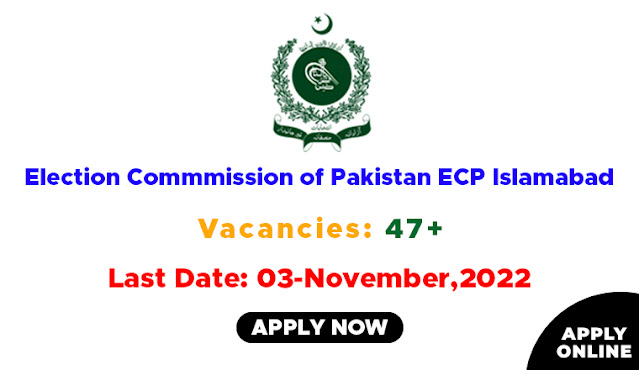 Election Commmission of Pakistan ECP Islamabad Latest Jobs October 2022 | Apply Online