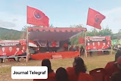 Target Tiga Kursi Dapil Maesa, Kampanye Terbatas PDI Perjuangan di Lapangan Inkoasku Meriah