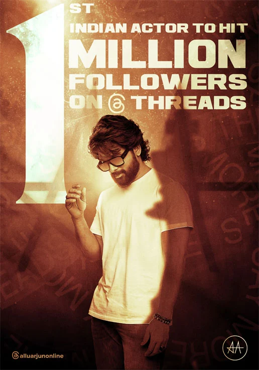 allu arjun on threads mallurelease