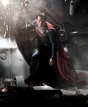 Henry Cavill As Superman Look In ‘Man Of Steel’ [pics]