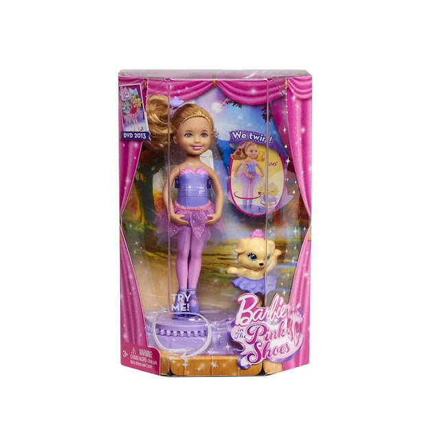Poupée Barbie rêve de danseuse étoile : Chelsea ballerine violette.