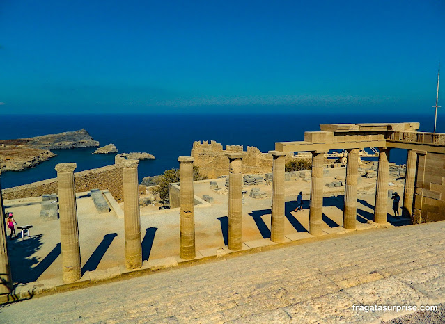 Acrópole de Lindos, Ilha de Rodes, Grécia