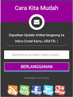 Cara Membuat Widget Artikel Berlangganan Dengan Social Share