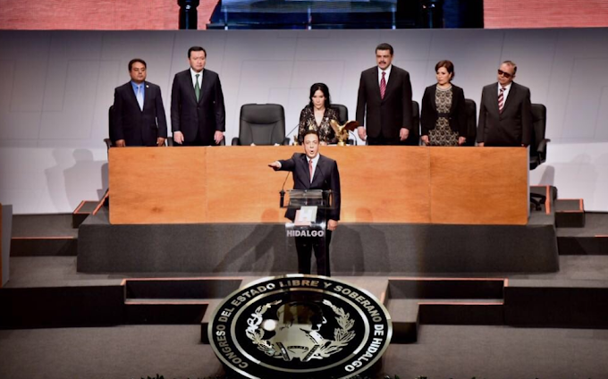 Estados/ Omar Fayad rindió protesta como gobernador ante el Congreso de Hidalgo