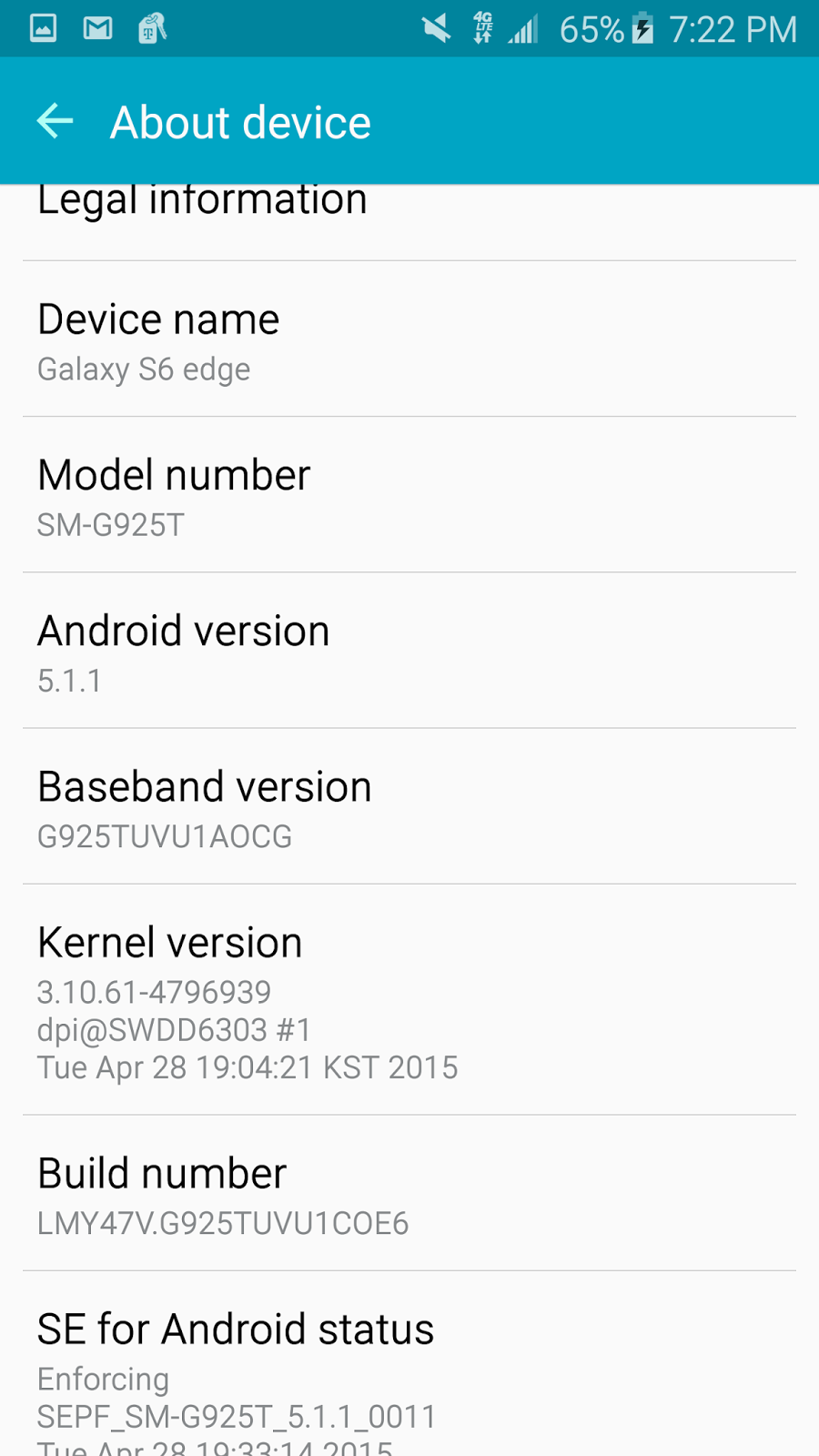 Update T-Mobile S6 edge with Android 5.1.1