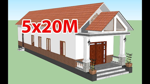 Nhà cấp 4 mái thái 5x20 1