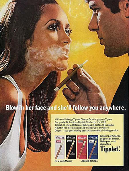Old Cigarettes Ads sau "Don't delay! Try some today!"