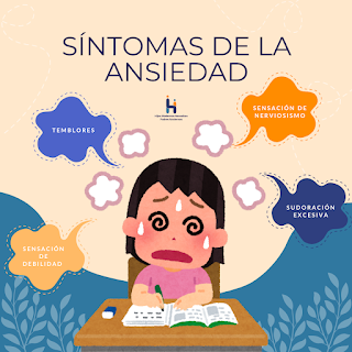 Síntomas de ansiedad, infografía