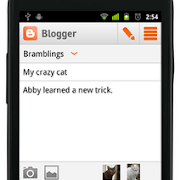 Aplicação do Blogger para Android