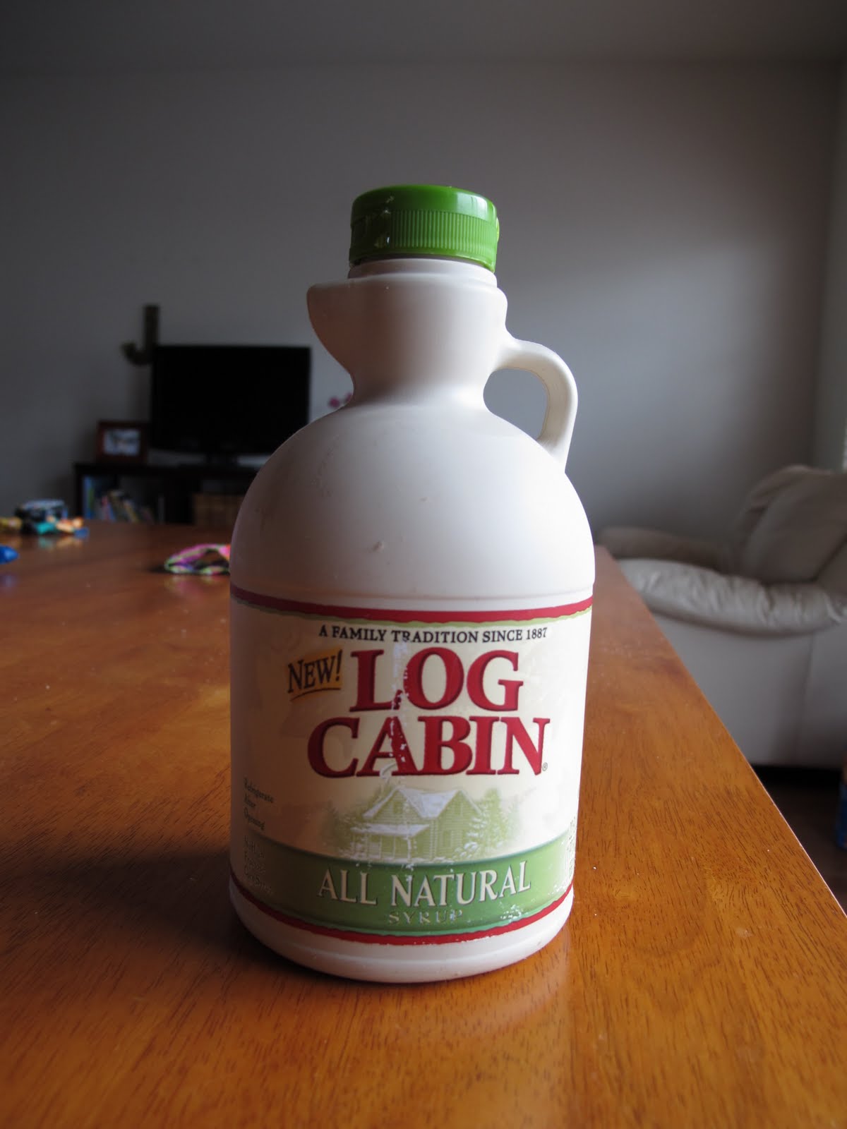Oh My Baby New Log  Cabin  All  Natural  Pancake Syrup  Review