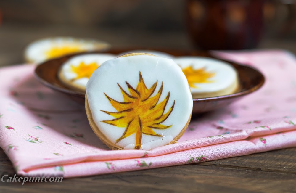 GALLETAS: HOJAS DE OTOÑO