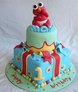 Elmo 1st Birthday Cakes Design