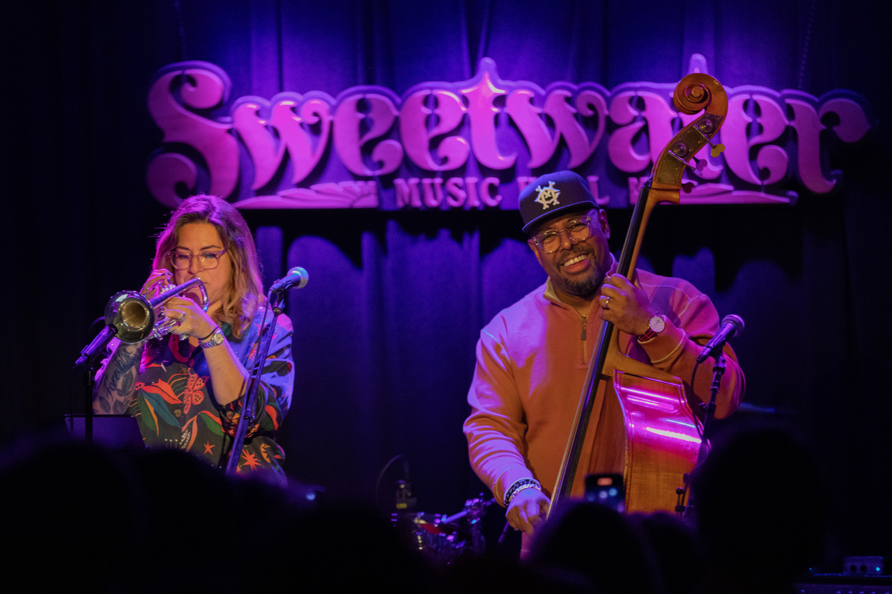 Jennifer Hartswick & Christian McBride @ Sweetwater Music Hall (Photo: Sean Reiter)