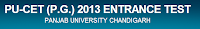 PU CET 2013 Online Application form - Punjab CET 2013 Exam Dates