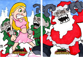 zombies vs cheerleaders, santa, 5finity, 5funity