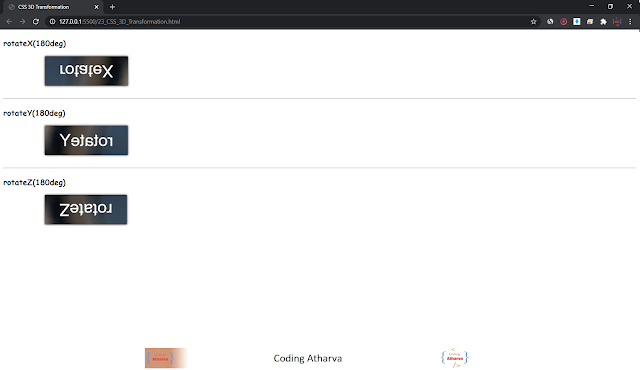 3D Transformation in CSS