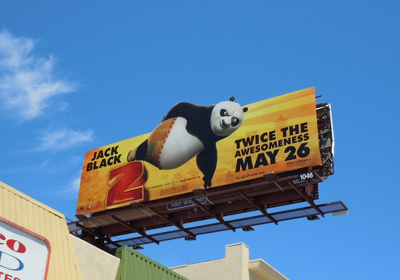 Kung Fu Panda 2 awesome billboard