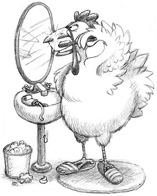 hen teeth cartoon drawing images