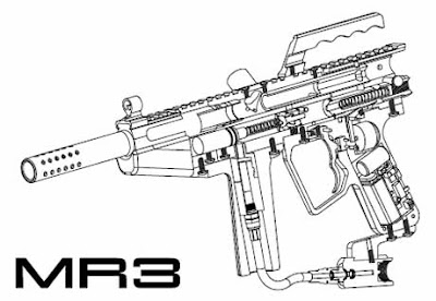 Spyder MR3 paintball marker