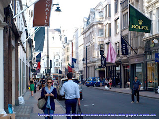 Tiendas exclusivas en Old Bond Street