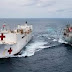 USNS Comfort hospital ship Leaves New York