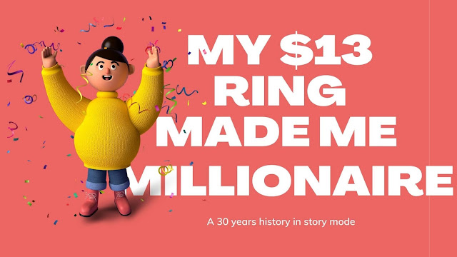 $13 Ring Makes Women Millionaire