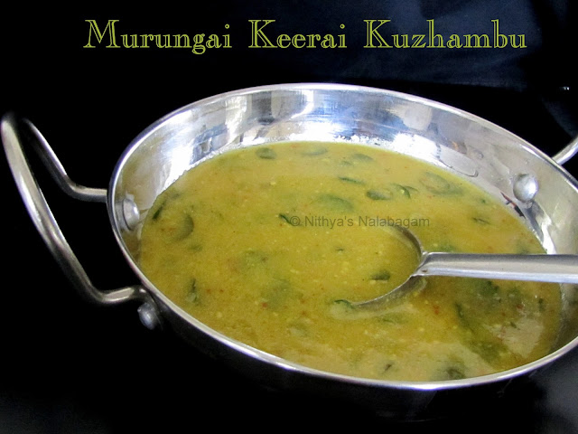 Murungai Keerai Kuzhambu 