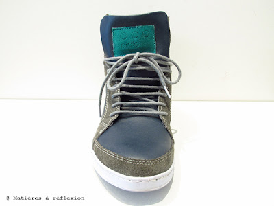 Sneakers Piola homme bleu/vert