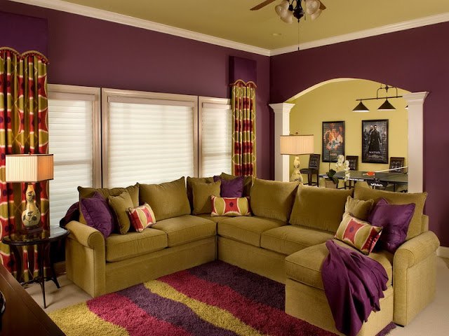 Good living room color schemes ideas for two toned combo, living room leather sectional ideas