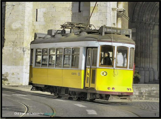 old tram, lisbon