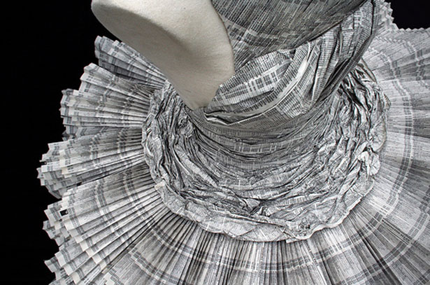 La norteamericana Jolis Paons dise y fabric este vestido en 2008 para su