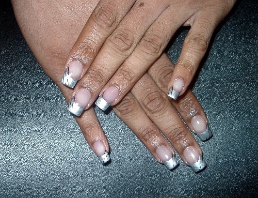 Superb Silver Nail Designs