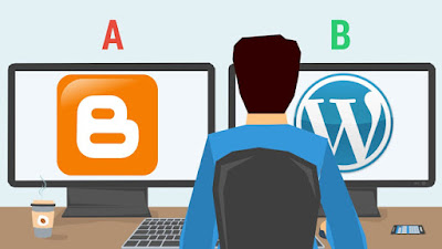 من الأفضل Blogger أو Wordpress