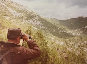 José Pino Rivera vigilando el monte