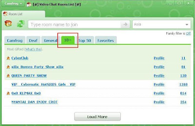 List Camfrog Room 18+