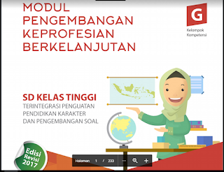 Modul PKB Guru Pembelajar SD Kelas Tinggi KK-G, https://bloggoeroe.blogspot.com/