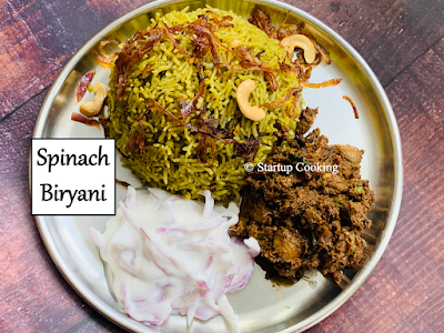 palak biryani