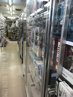 Inside a shop in Akihabara