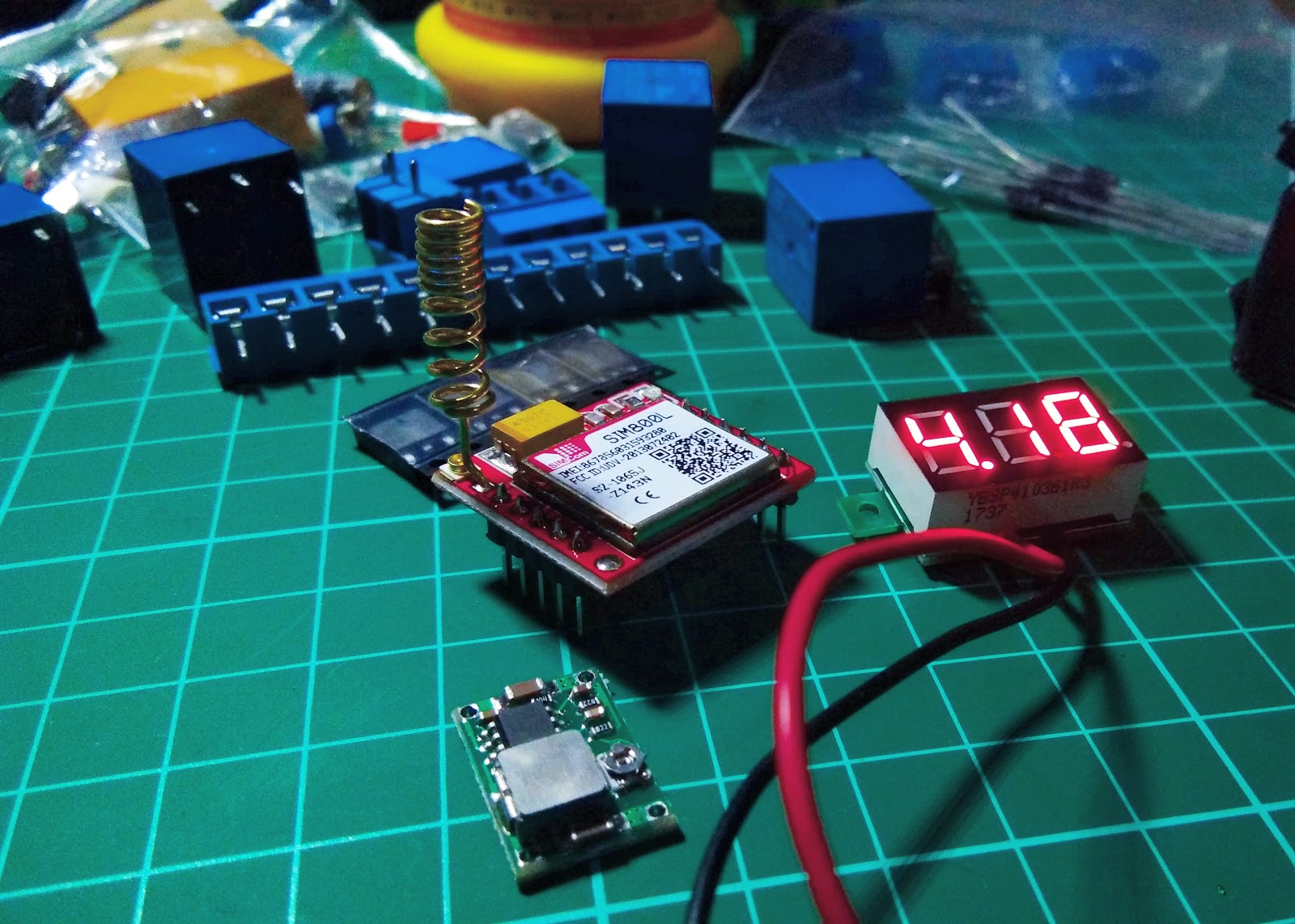 DIY Smart Home Security Arduino+SIM800L+Infrared Dicky B_Mz