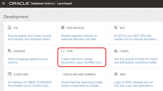 Performance Tuning in the Oracle Autonomous Database: Creating Indexes for JSON Collections