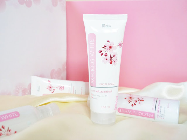 review fanbo precious white facial foam