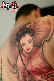 Upper Back Japanese Tattoos Especially Geisha Tattoo Designs With Image Upper Back Japanese Geisha Tattoo Picture 7