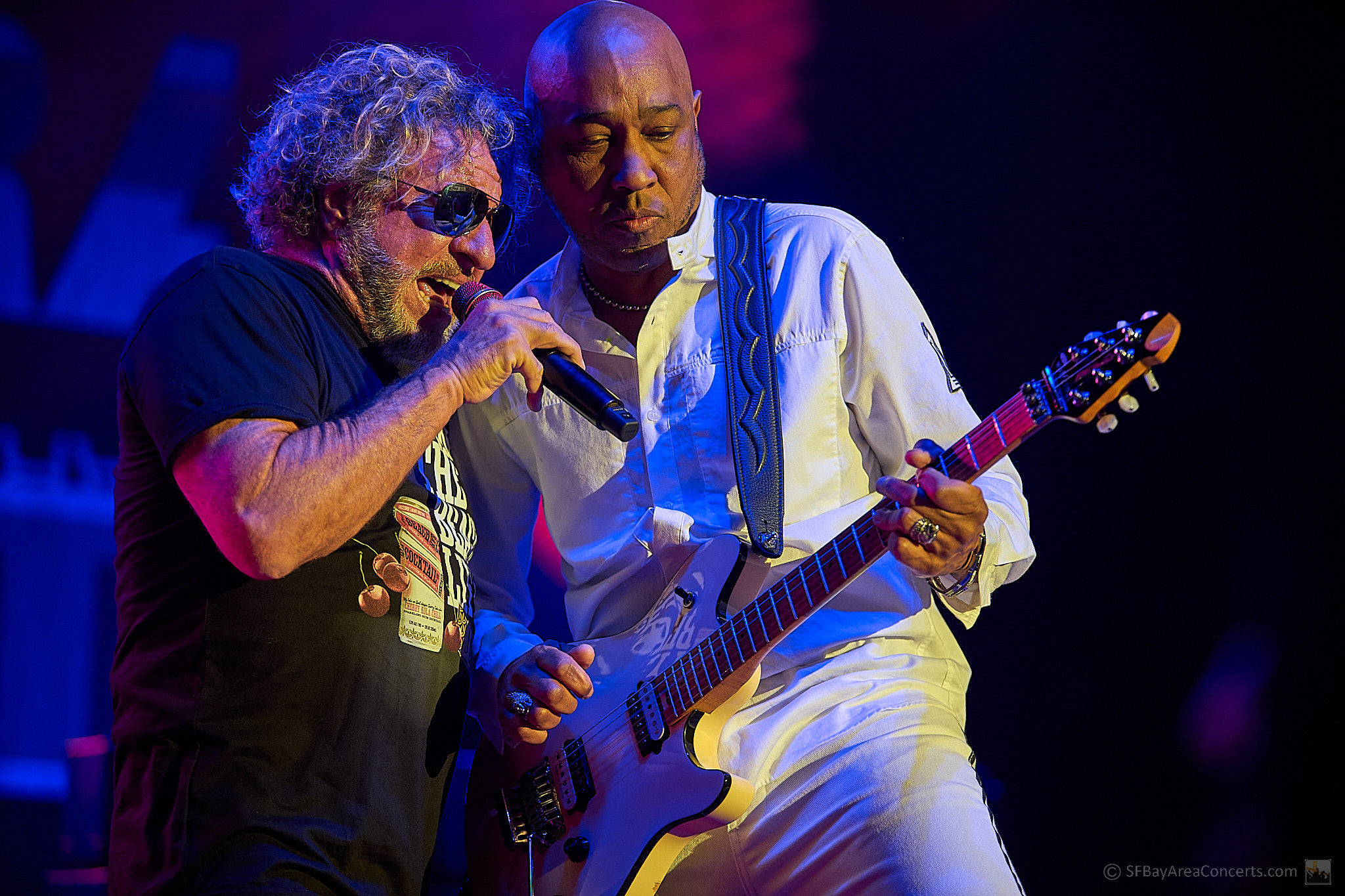 Sammy Hagar & Vic Johnson of the Circle @ Shoreline (Photo: Kevin Keating)