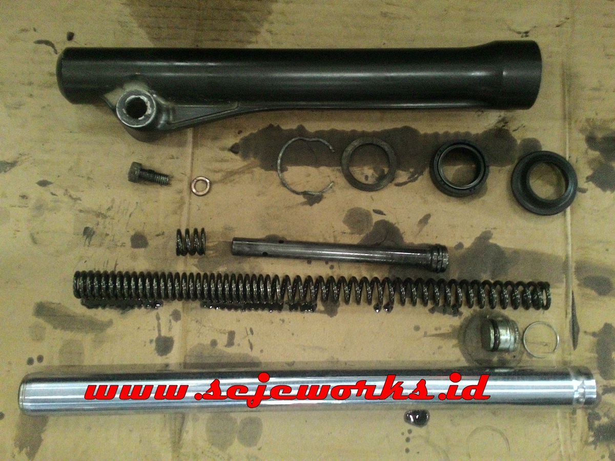 Cara Mengganti Seal Shock Depan Dan Oli Shock