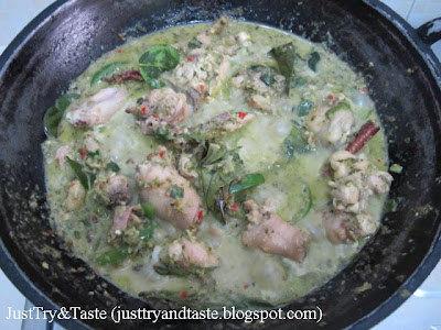 Resep Kari Ayam Hijau Ala Thai (Green Chicken Curry 