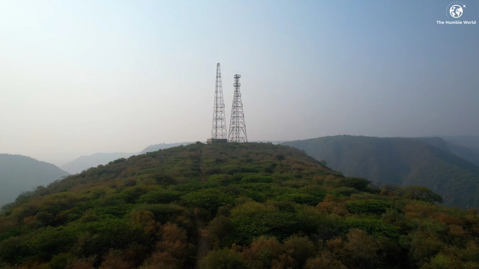 Twin Tower Broadcast Station in Jaipur
