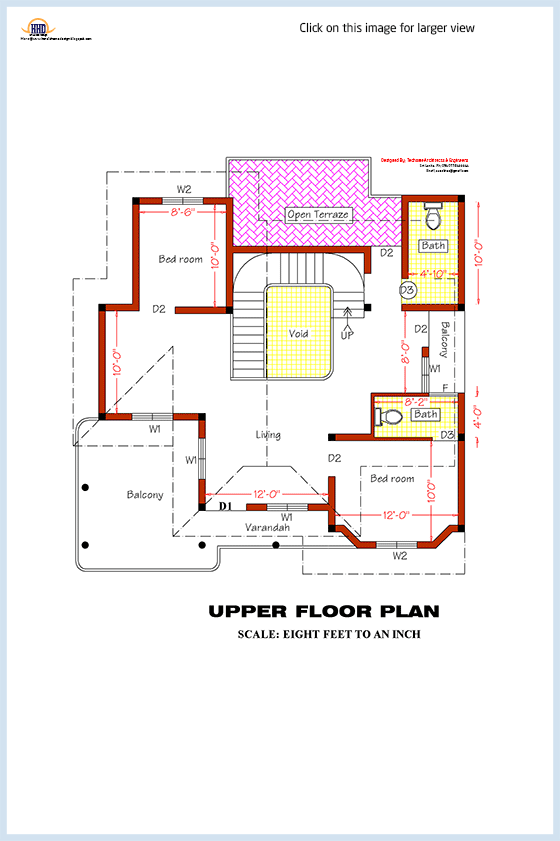 3 Bedroom home  plan  and elevation